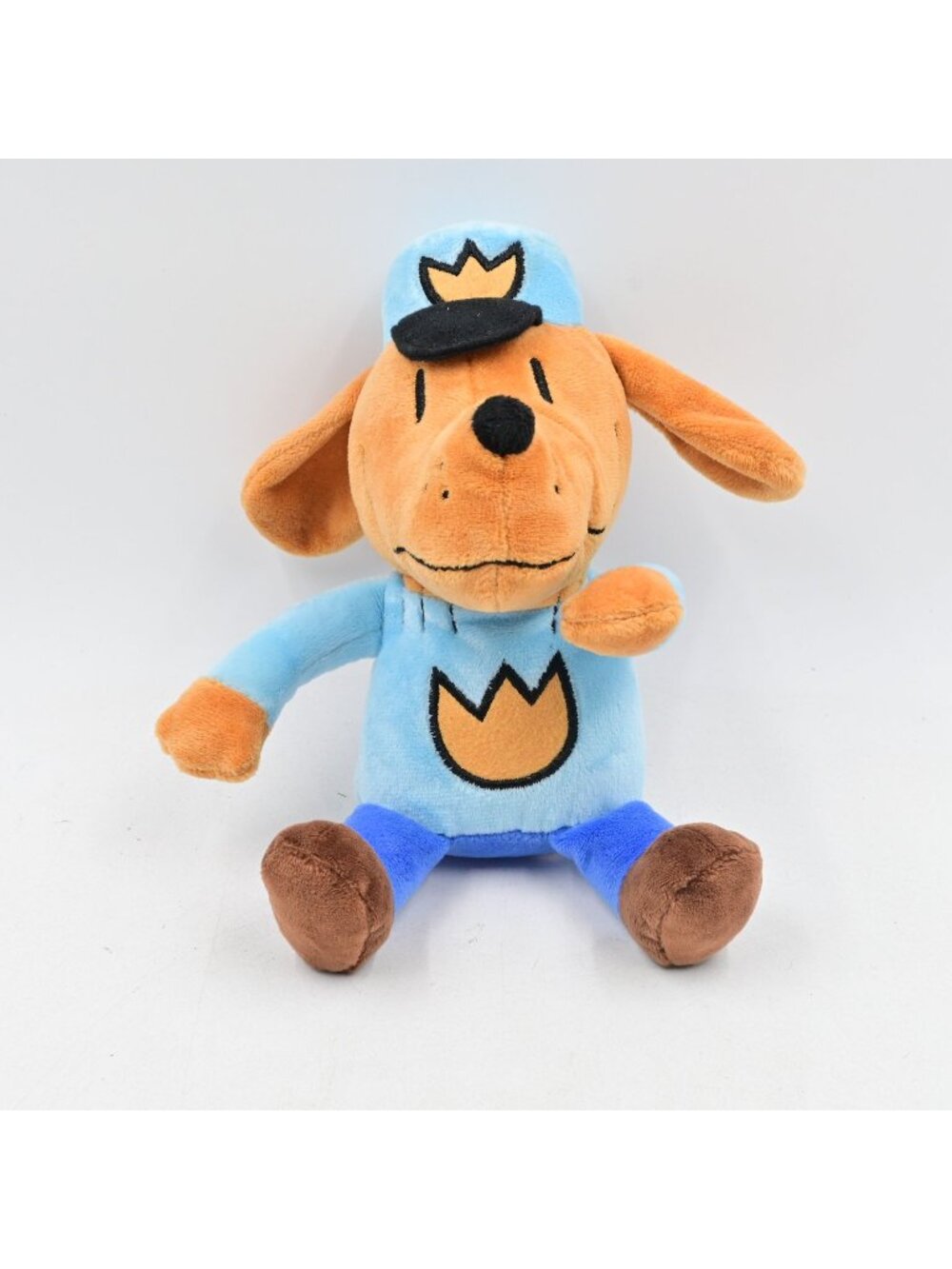 MerryMakers Dog Man Plush 9" Stuffed Animal Toy Cop Dav Pilkey Scholastic Doll
